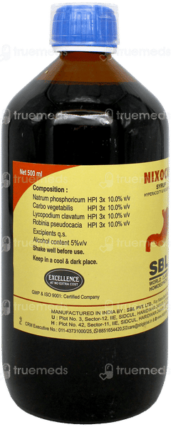 Sbl Nixocid Syrup 500Ml